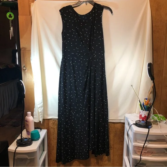 danny and nicole maxi dress Danny & Nicole | Dresses | Danny Nicole Vintage Maxi Dress Floral Print  Sleeveless Casual Party Dress